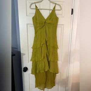 Laundry By Shelli Segal Silk Beaded Dress